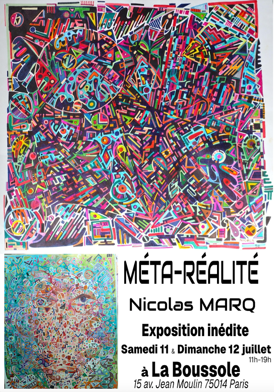 affiche exposition meta réalité - Nicolas Marq