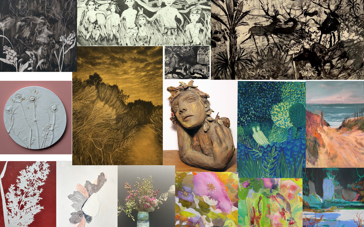 peintures, gravures, céramique et sculpture