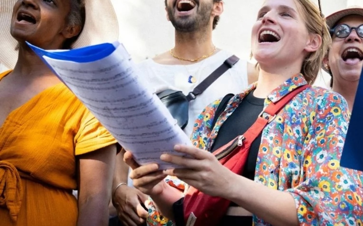 Fête de la musique à l'Hôtel de la Marine : chorale participative