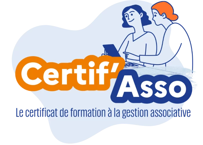 Logo officiel du Certif'asso, le certificat de formation à la gestion associative