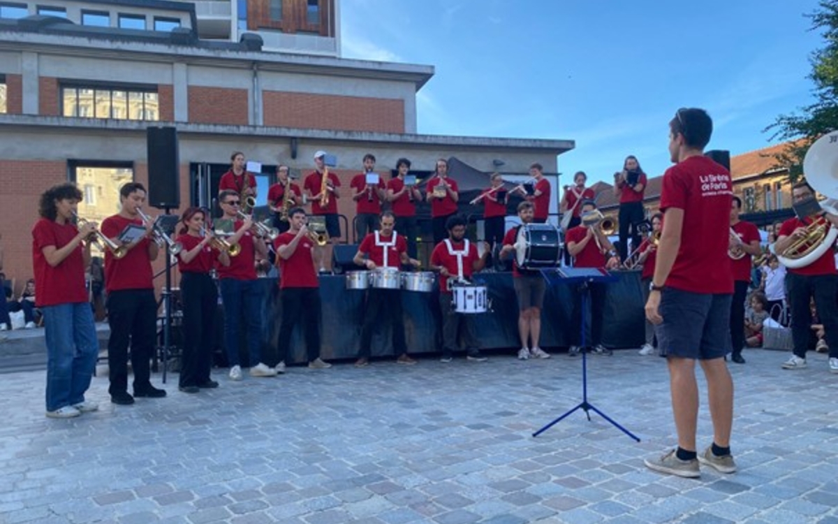 Concert La Sirène en mode fanfare