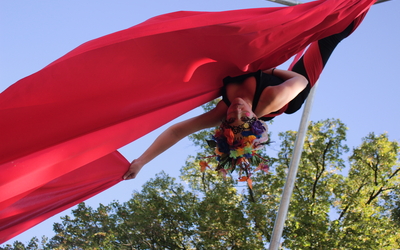 cours tissu acrobatie aérienne