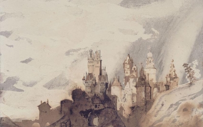 Toile Le gai château, Victor Hugo