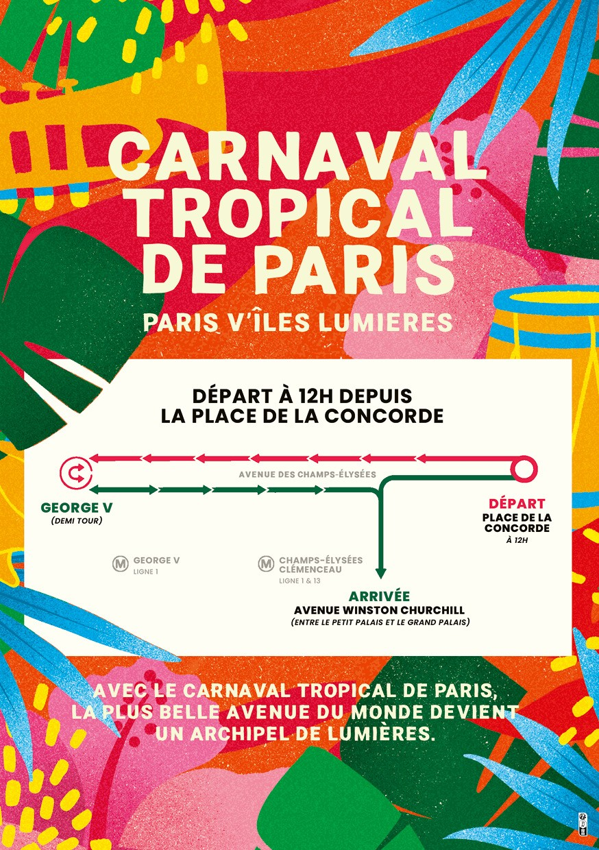 Affiche du Carnaval Tropical de Paris 2026