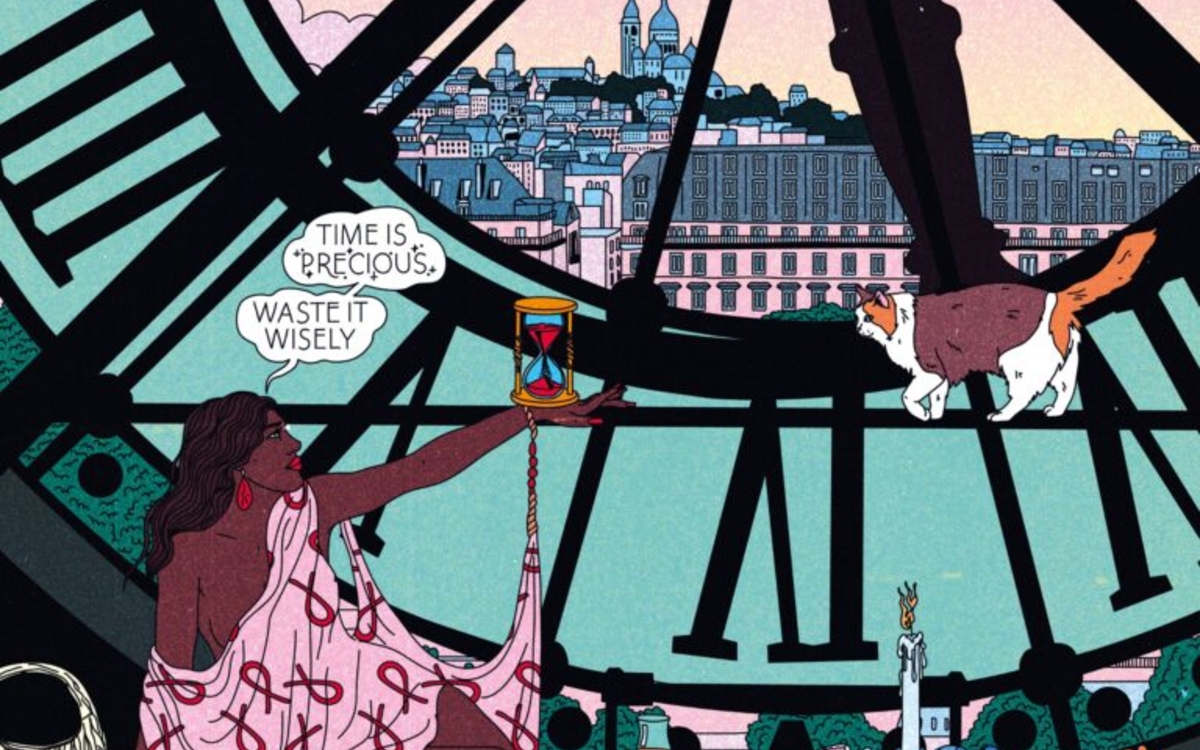 Vernissage de l'exposition "Irony in Paris" de l'illustratrice Cosmo