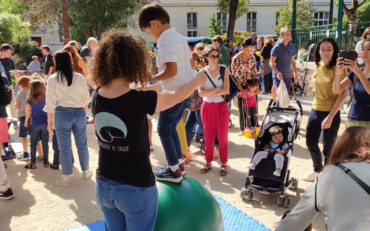 Atelier Arts du cirque au centre Sportif Jules Noël - Paris 14