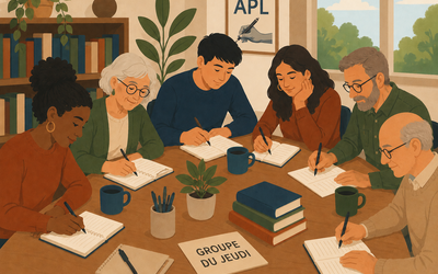 Nos ateliers d'écriture pour tous.