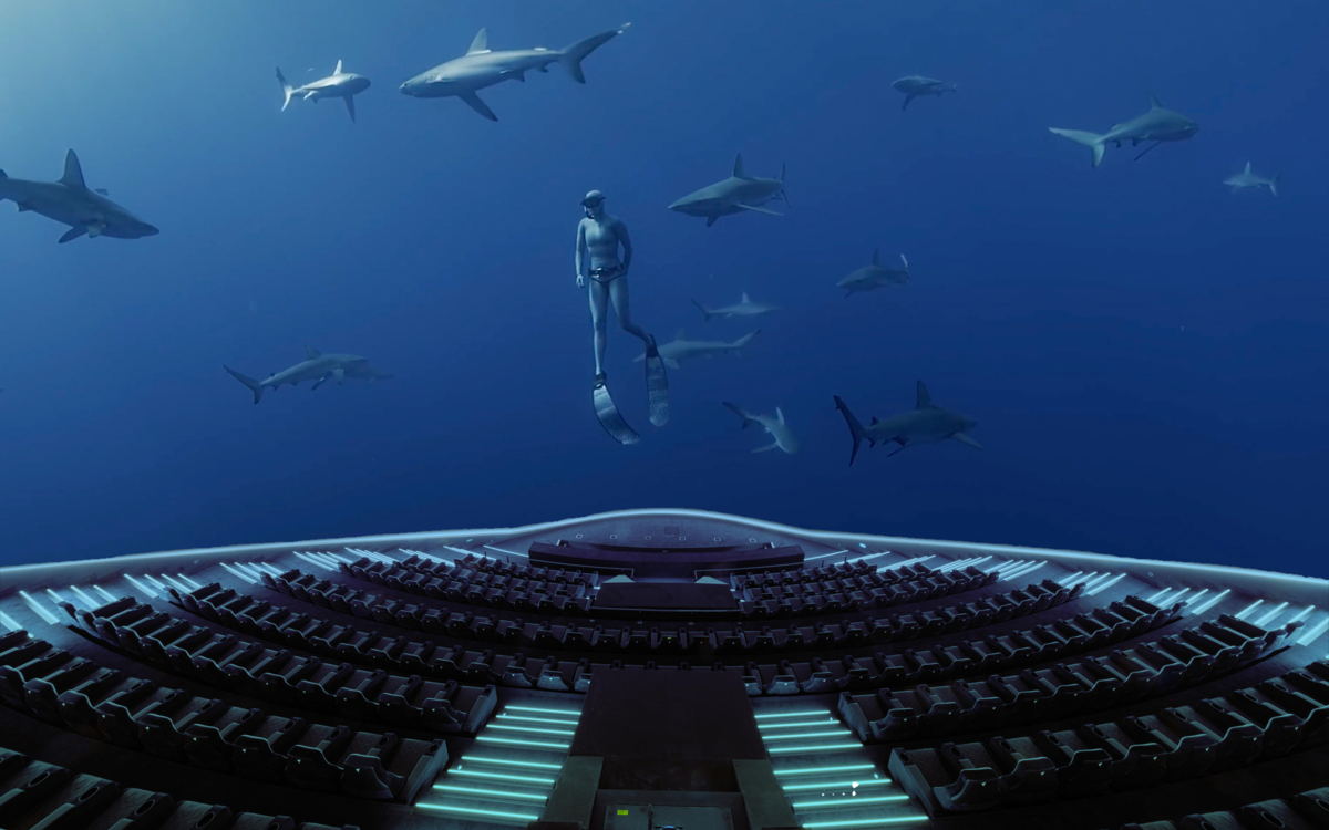 Sortie du Royaume des Requins à la Géode