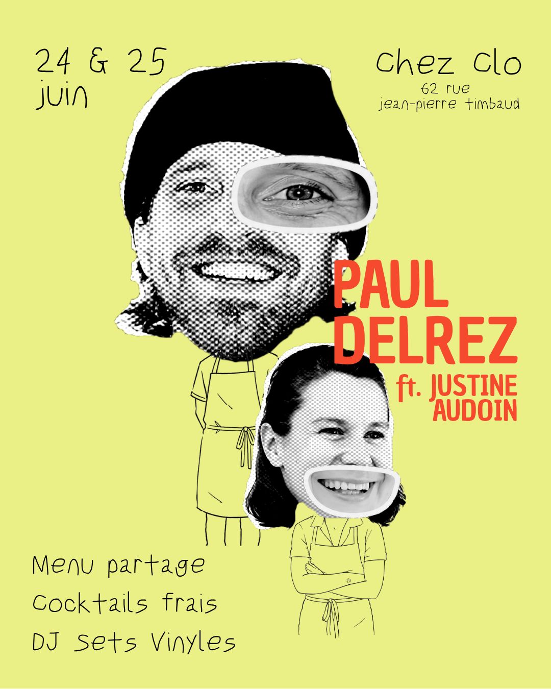 L'affiche avec Paul Delrez (feat. Justine Audoin)