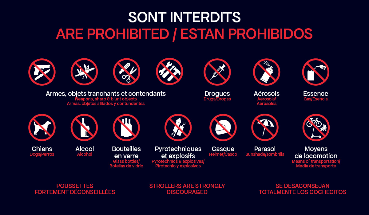Logo objets interdits.