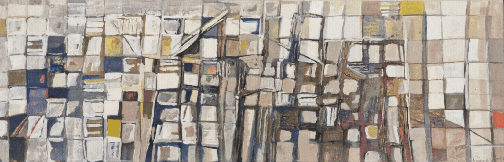 GIF de l’exposition « De Calder à Bissière » à la galerie AB, Paris – événement du Jeudi des Beaux-Arts mettant en avant l’abstraction des années 1950 à 1970 avec des artistes comme Calder, Hartung, Zao Wou-Ki, Delaunay, Fontana.