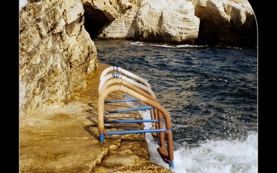 échelle de baignade au Sporting Club de Beyrouth