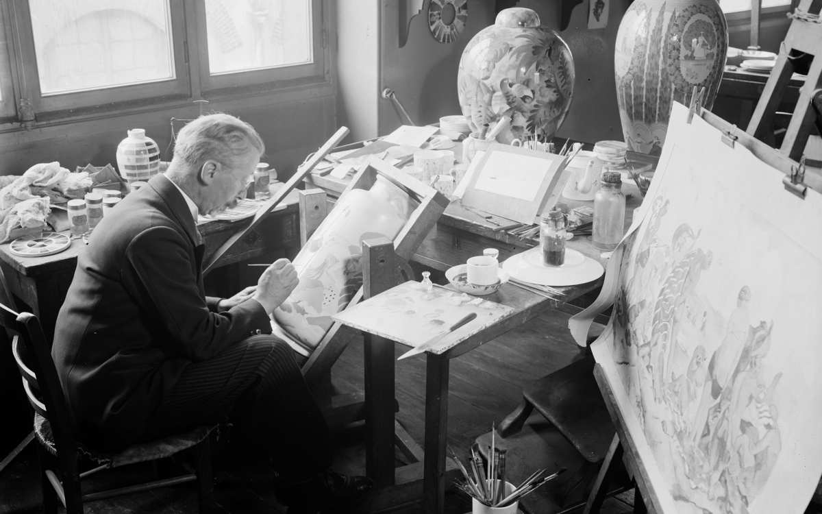 Les métiers d'art dans les photographies de François Kollar
