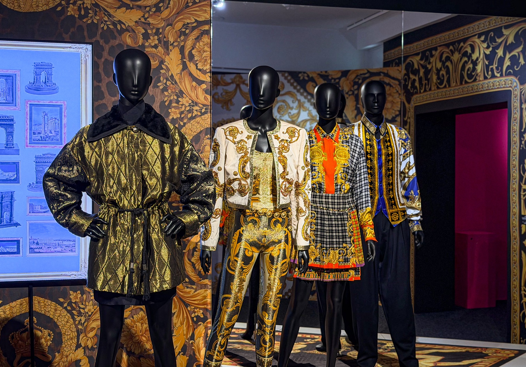 Créations de mode à motifs