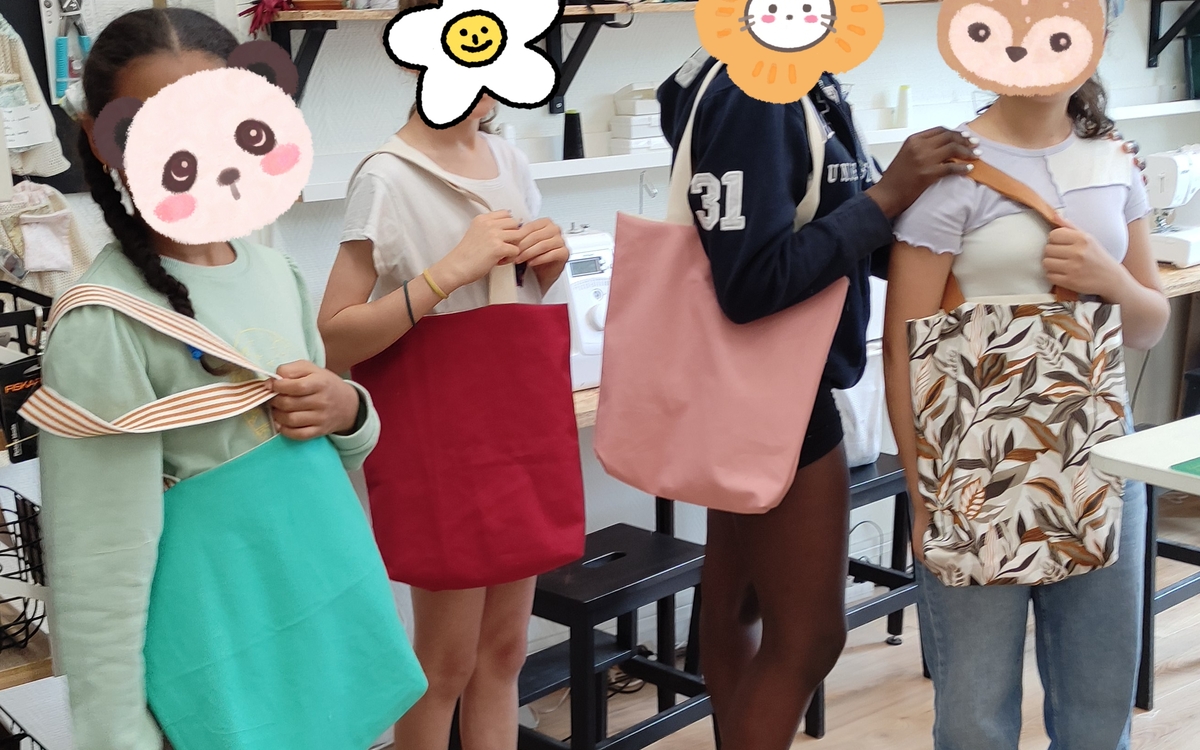 nos cours de couture des mercredis pour les 9-12 ans, Paris 10ème