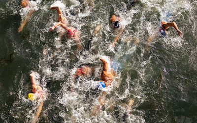 Nage en eaux libres.