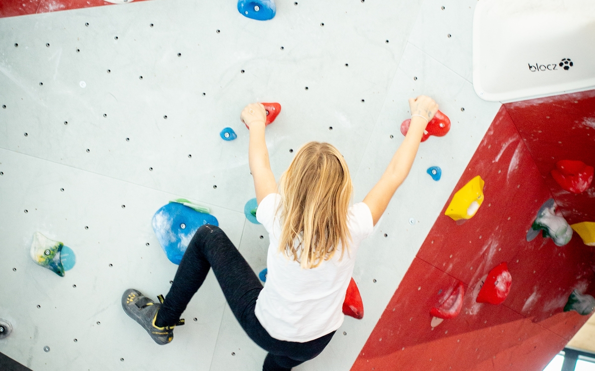 escalade sur bloc