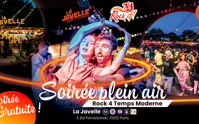 Bal Gratuit Rock 4 Temps Moderne à la Javelle Bercy 