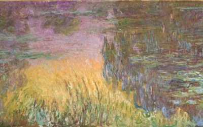 Peinture de Monet représentant un paysage 