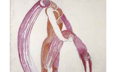 Oeuvre de Louise Bourgeois représentant une femme portant un enfant dans ses bras
