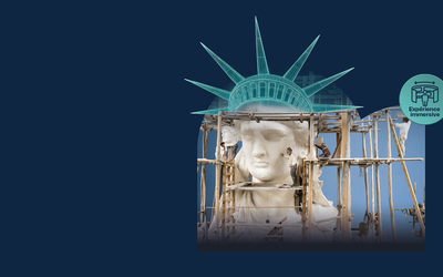 Header de l'exposition Lady Liberté. De la sueur, de l’audace, du génie