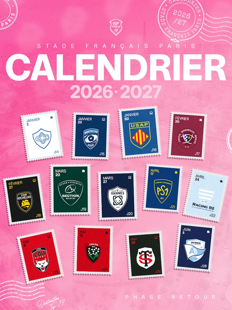 Photo du calendrier du SF