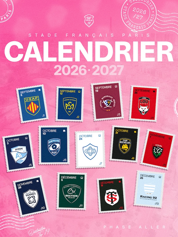 Photo du calendrier du SF
