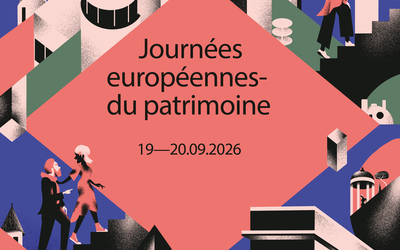 Affiche de l'édition 2026 des Journée européennes du patrimoine