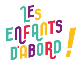 Logo du festival en lettres colorées sur fond blanc
