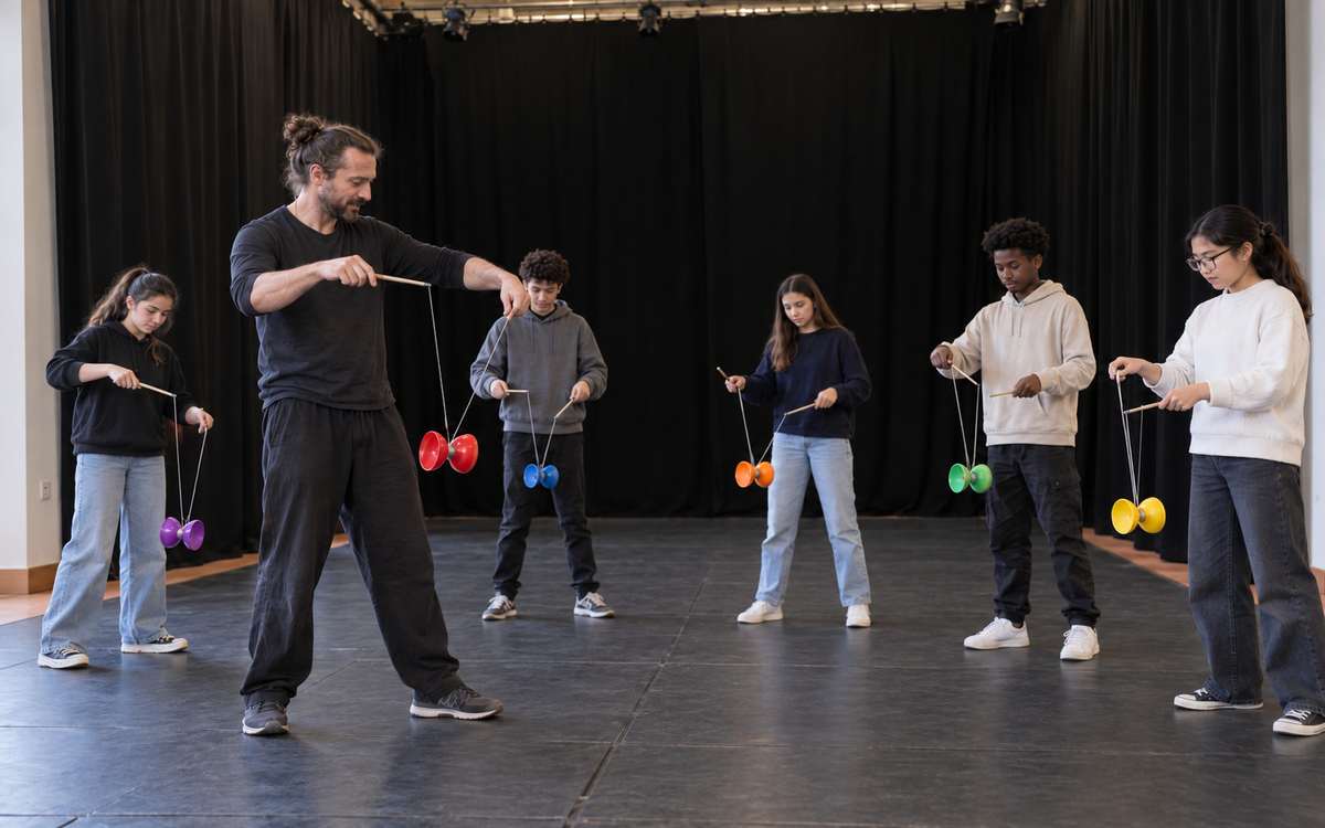 Stage jonglage diabolo enfants