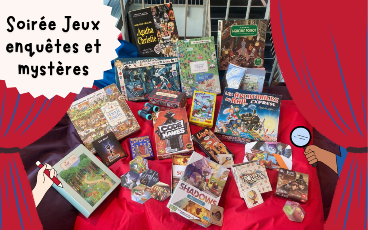 photographie des jeux qui seront proposés à la soirée