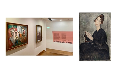 Tableau de l'Ecole de Paris exposés au Musée d'art et d'histoire du judaïsme