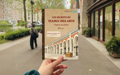 Livret de la chasse au trésor au Viaduc des arts