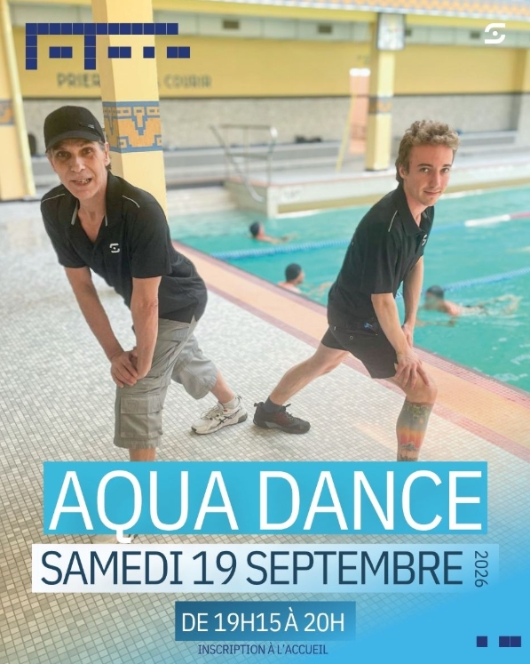 Affiche de l'événement aqua dance.
