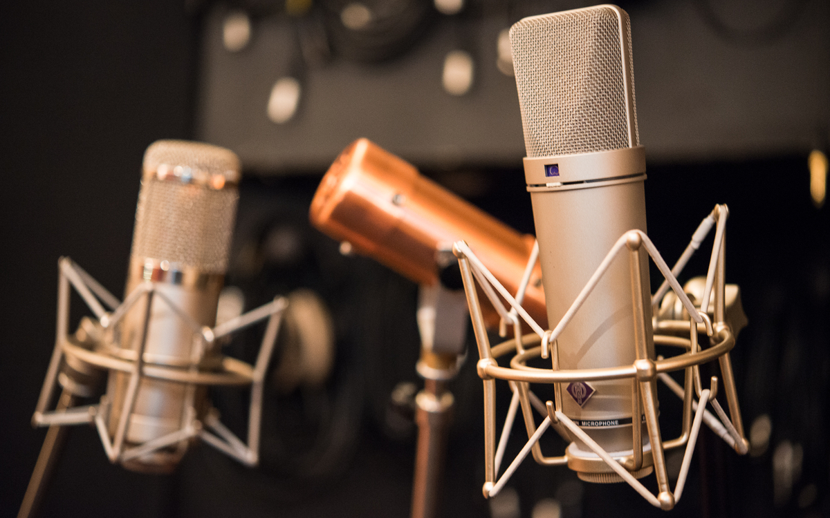 3 microphones pour la voix
