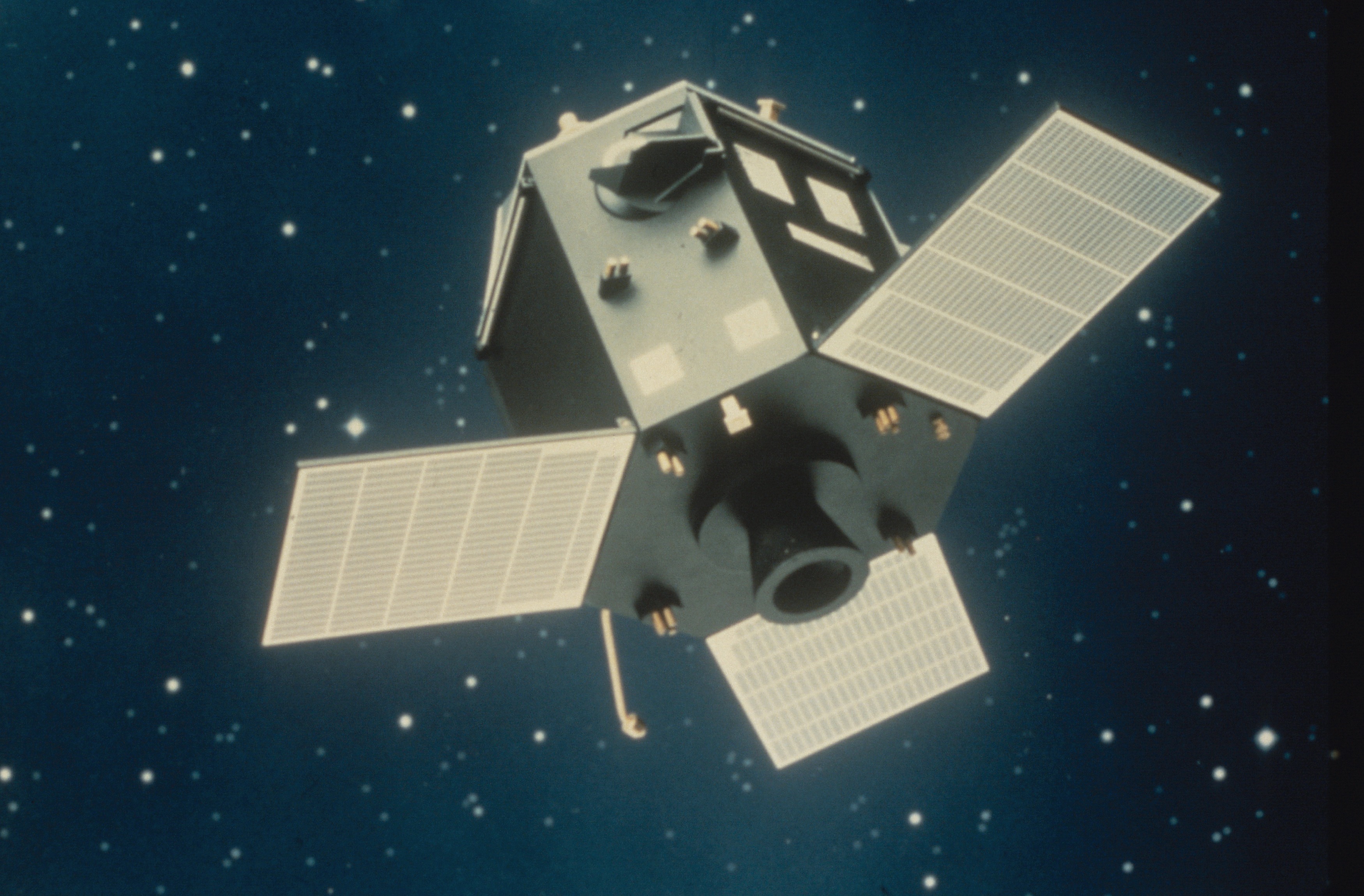 satellite dans l'espace