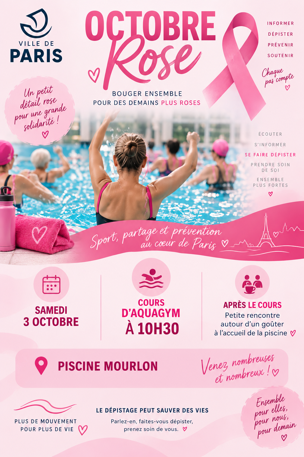 Affiche Octobre Rose 2026
