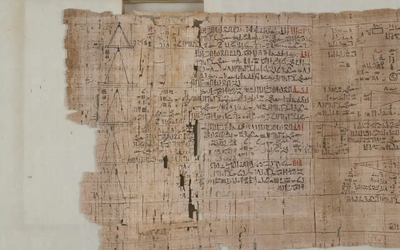 Papyrus mathématiques Rhind conservé au British Museum