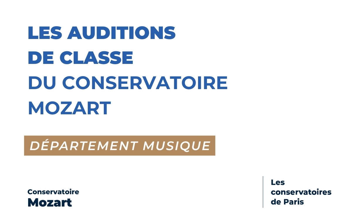 Les auditions du département musique