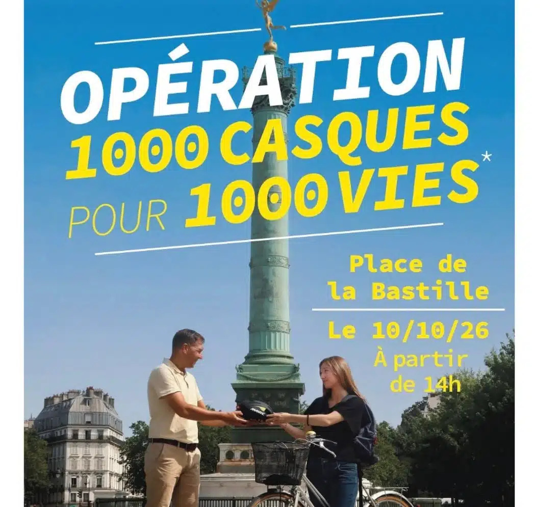 Affiche 1000 casques Bastille.