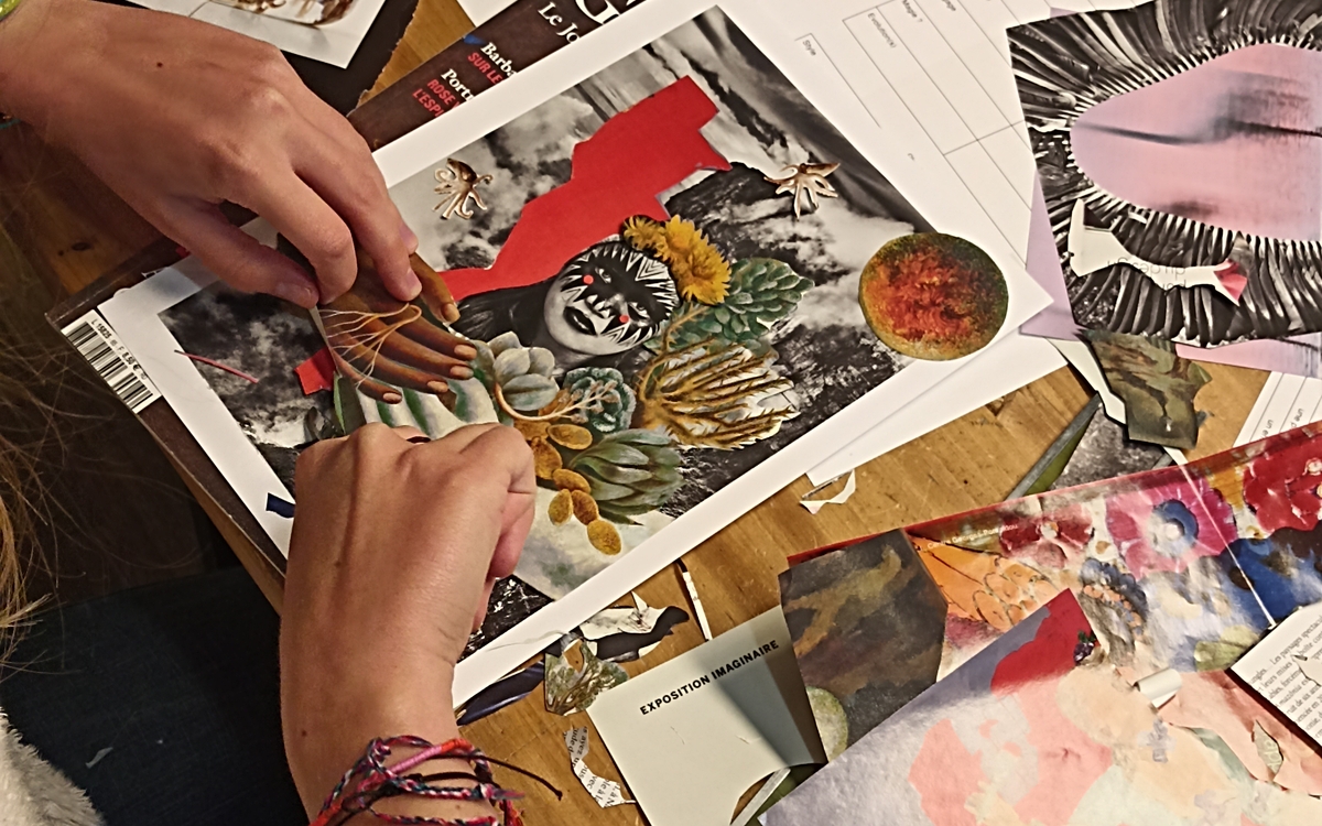 COLLAGE : CRÉATION DE PERSONNAGE