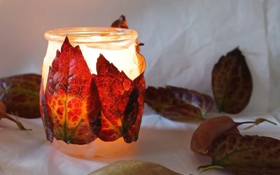 Photophore d'automne