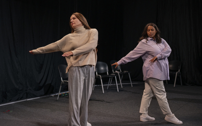 Différents moments du cours de théâtre