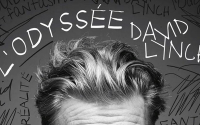 L'image est un détail de la couverture de L'Odyssée David Lynch de Thierry Jousse. On y voir le front de David Lynch et le titre de l'ouvrage