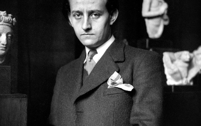 Portrait de André Malraux (1901-1976), écrivain et homme politique français, vers 1930.